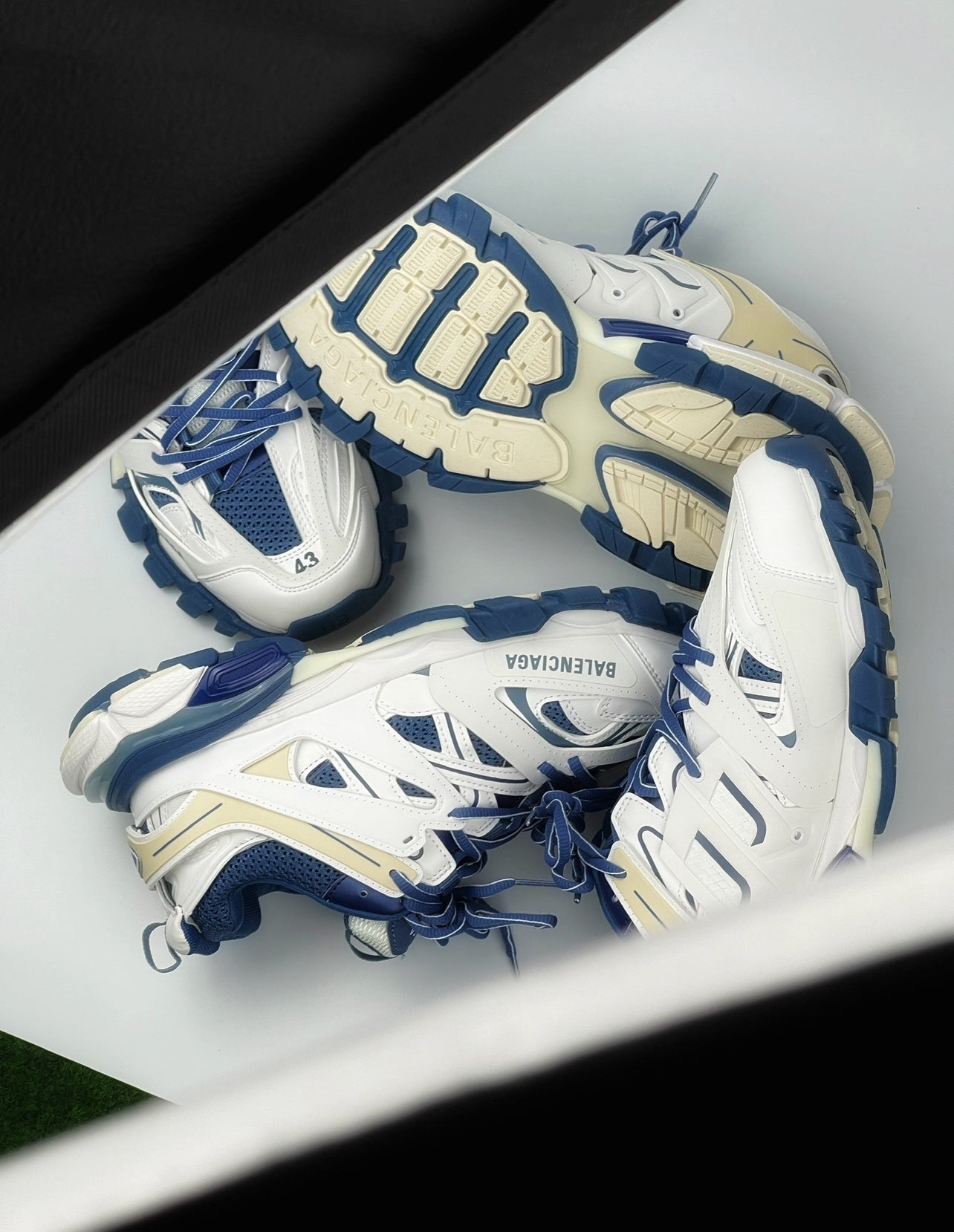 Balenciaga Track Blue/White